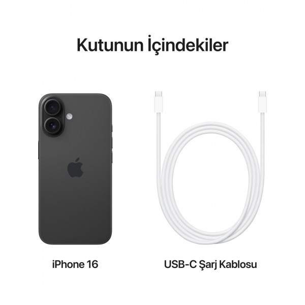 iPhone 16 512GB Siyah iPhone 16 512GB Siyah