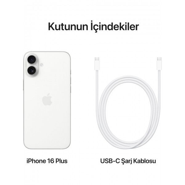 iPhone 16 Plus 512GB Beyaz iPhone 16 Plus 512GB Beyaz