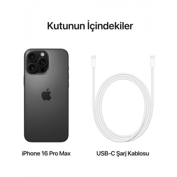 iPhone 16 Pro Max 1tb Siyah iPhone 16 Pro Max 1tb Siyah